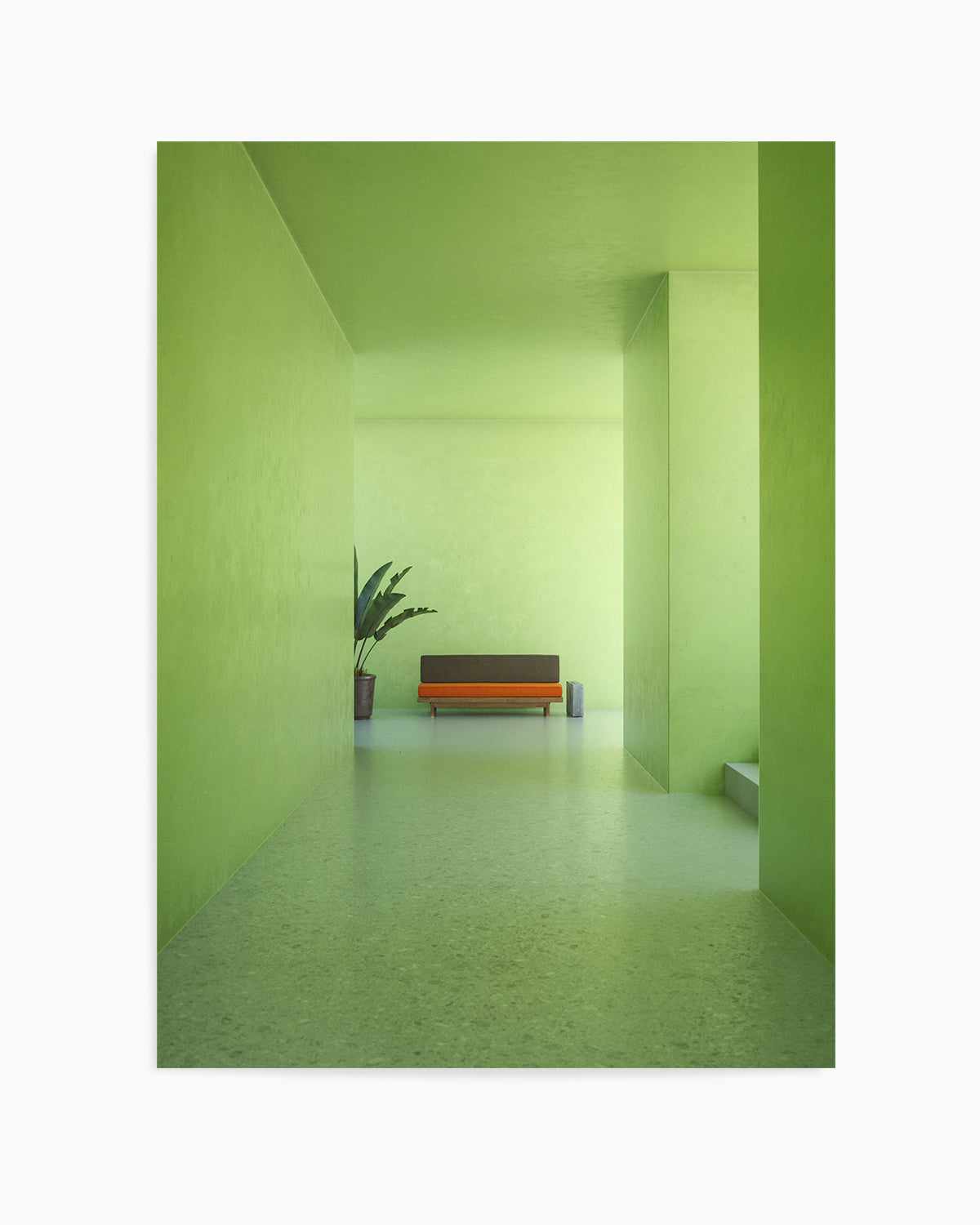 Green Room by Guachinarte Art Print