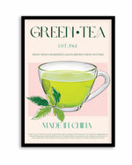 Green Tea By Nazma Khokbar | Art Print