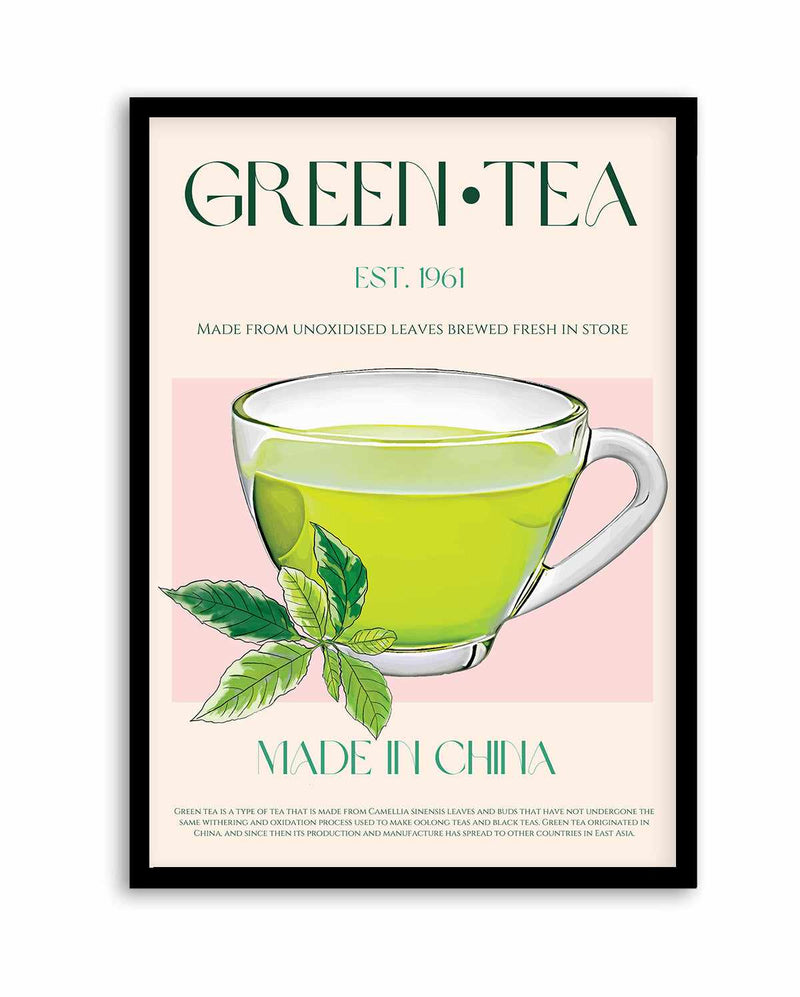 Green Tea By Nazma Khokbar | Art Print