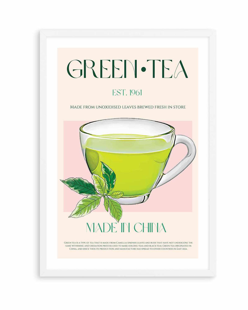 Green Tea By Nazma Khokbar | Art Print