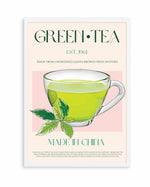 Green Tea By Nazma Khokbar | Art Print