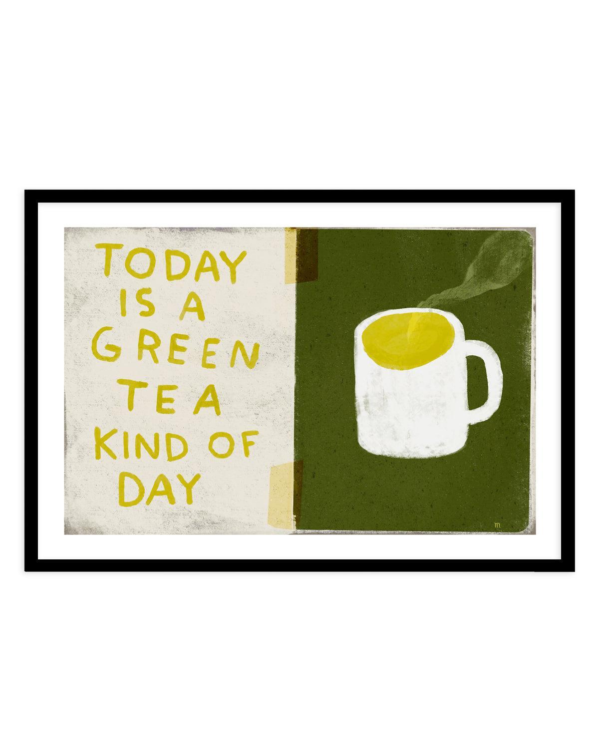 Green Tea Day by Marco Marella | Art Print from Olive et Oriel where you can shop wallpaper and artworks online