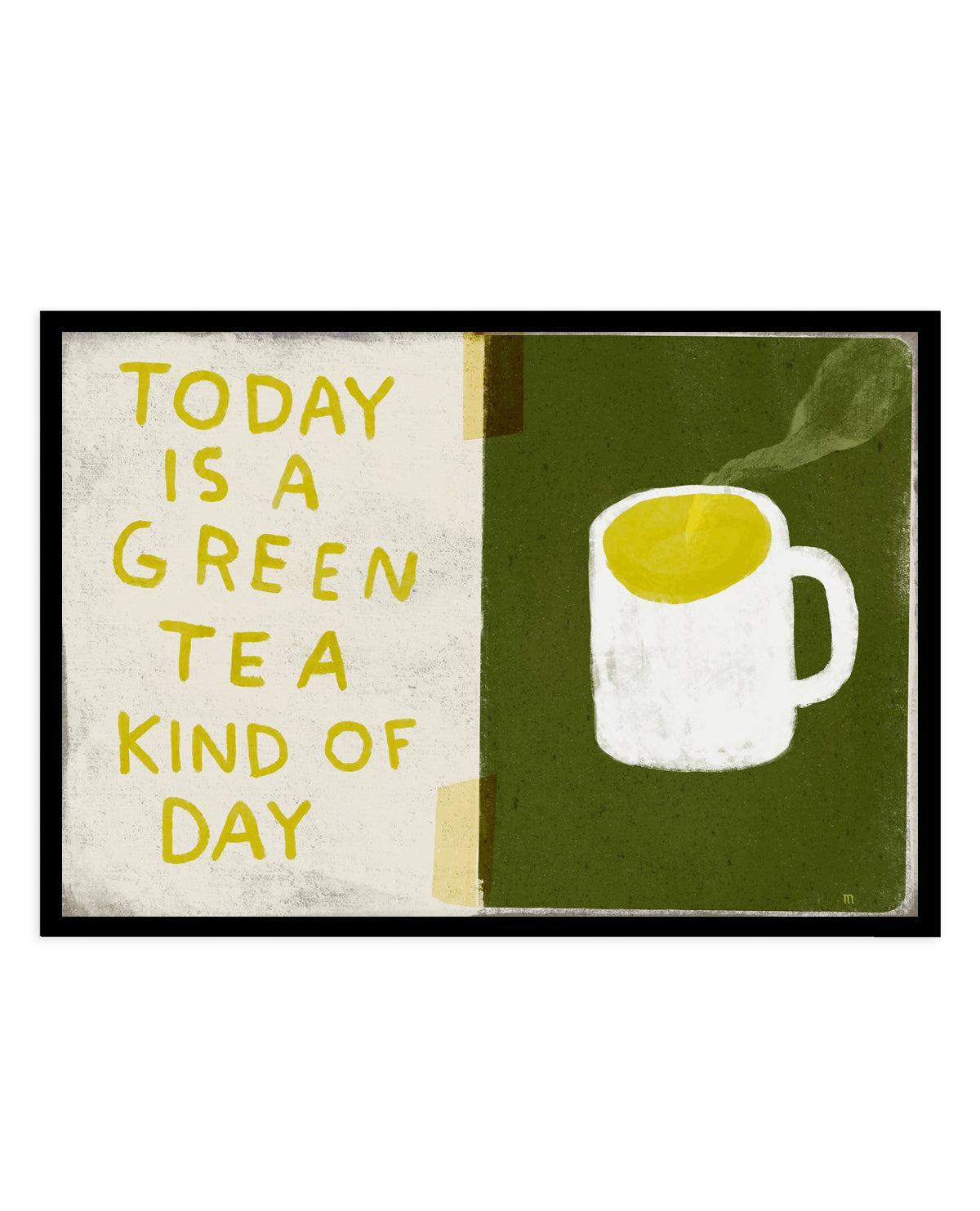 Green Tea Day by Marco Marella | Art Print from Olive et Oriel where you can shop wallpaper and artworks online