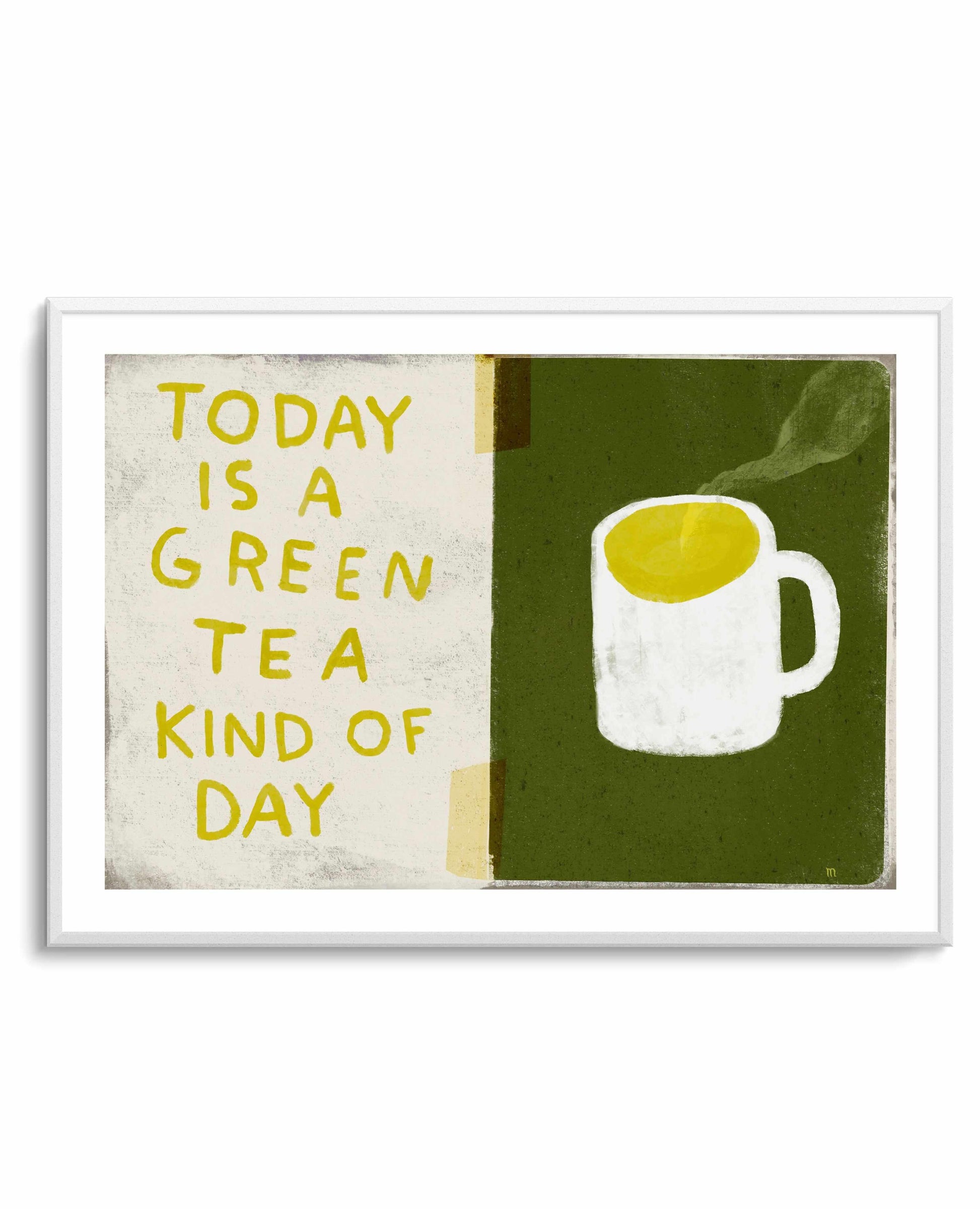 Green Tea Day by Marco Marella | Art Print from Olive et Oriel where you can shop wallpaper and artworks online