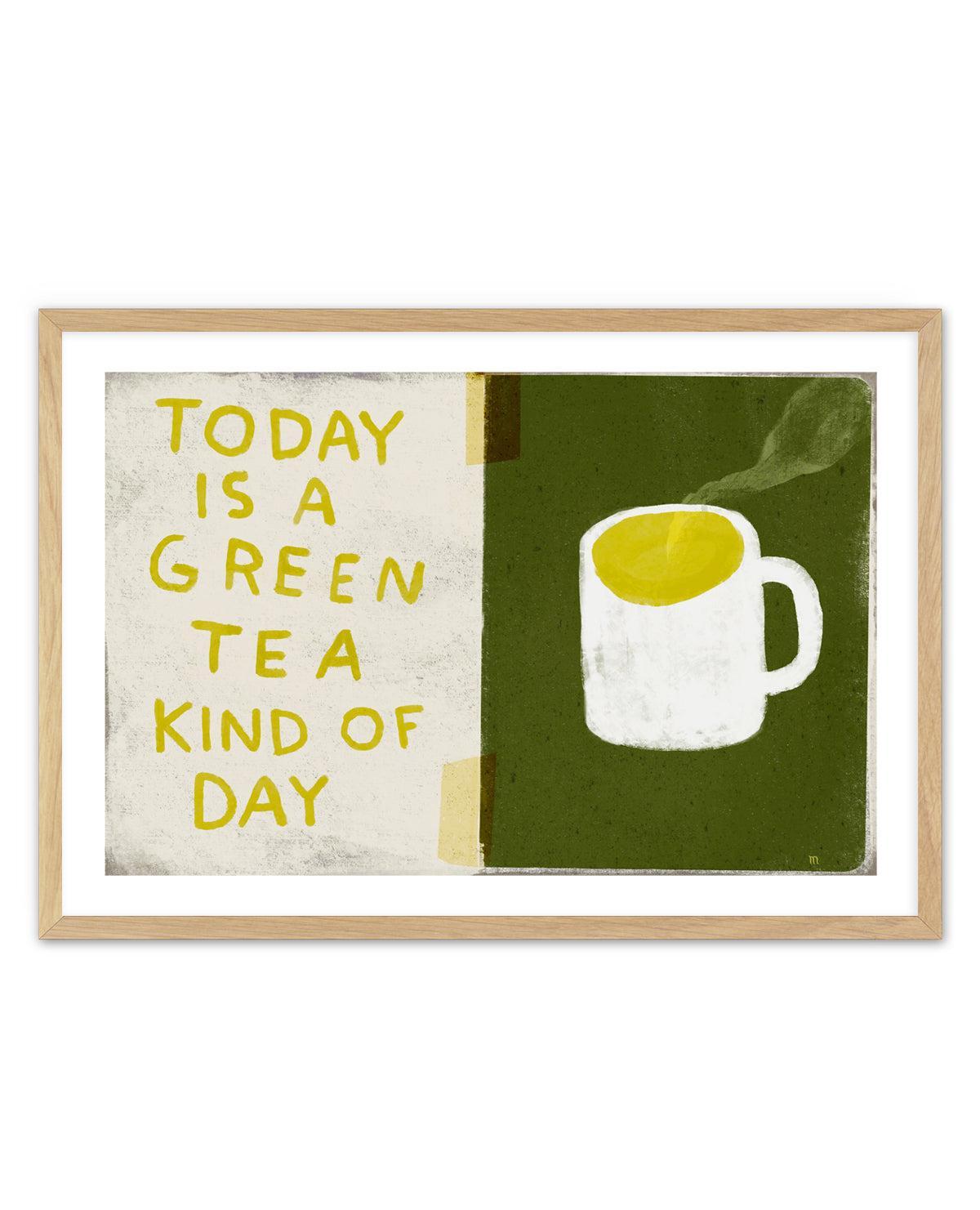 Green Tea Day by Marco Marella | Art Print from Olive et Oriel where you can shop wallpaper and artworks online