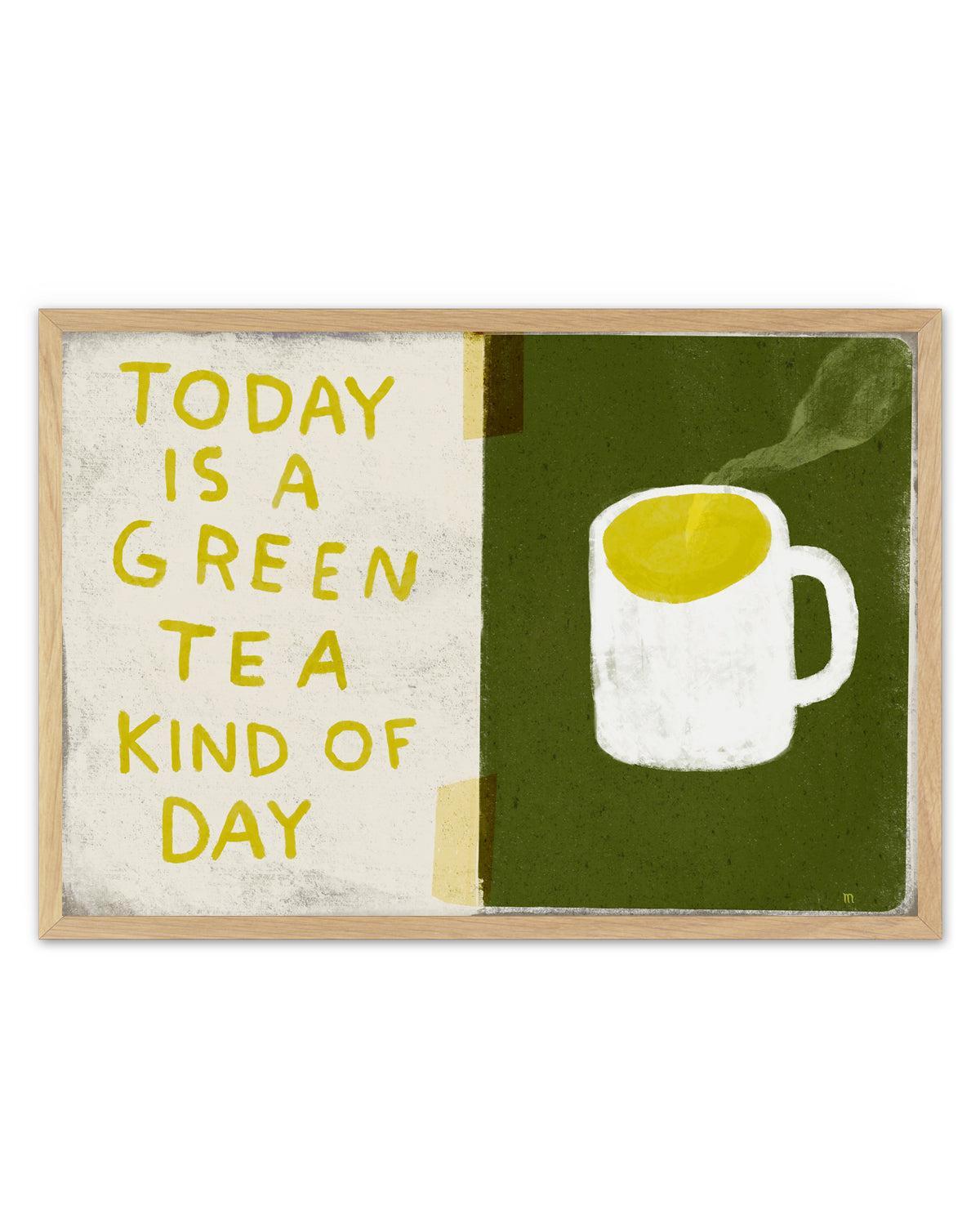 Green Tea Day by Marco Marella | Art Print from Olive et Oriel where you can shop wallpaper and artworks online