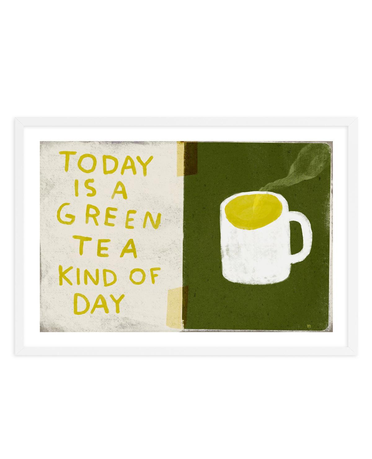 Green Tea Day by Marco Marella | Art Print from Olive et Oriel where you can shop wallpaper and artworks online