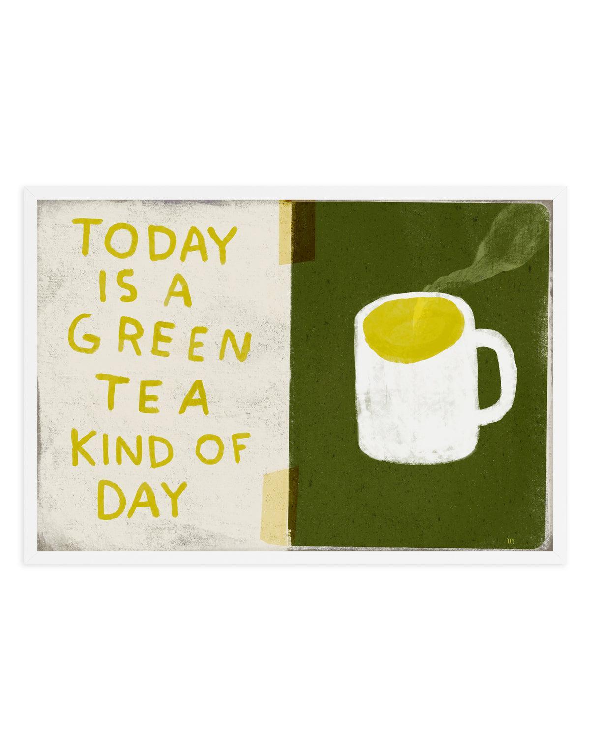 Green Tea Day by Marco Marella | Art Print from Olive et Oriel where you can shop wallpaper and artworks online