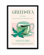 Green Tea No 01 By Nazma Khokbar | Art Print