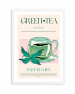 Green Tea No 01 By Nazma Khokbar | Art Print