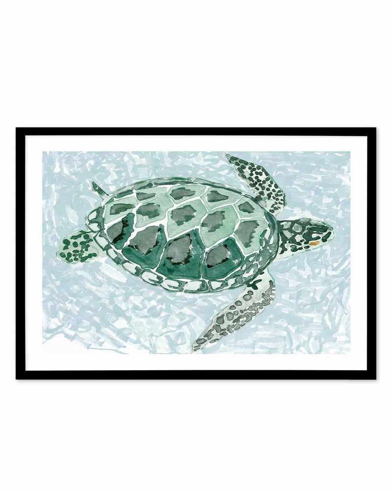Green Turtle I Art Print