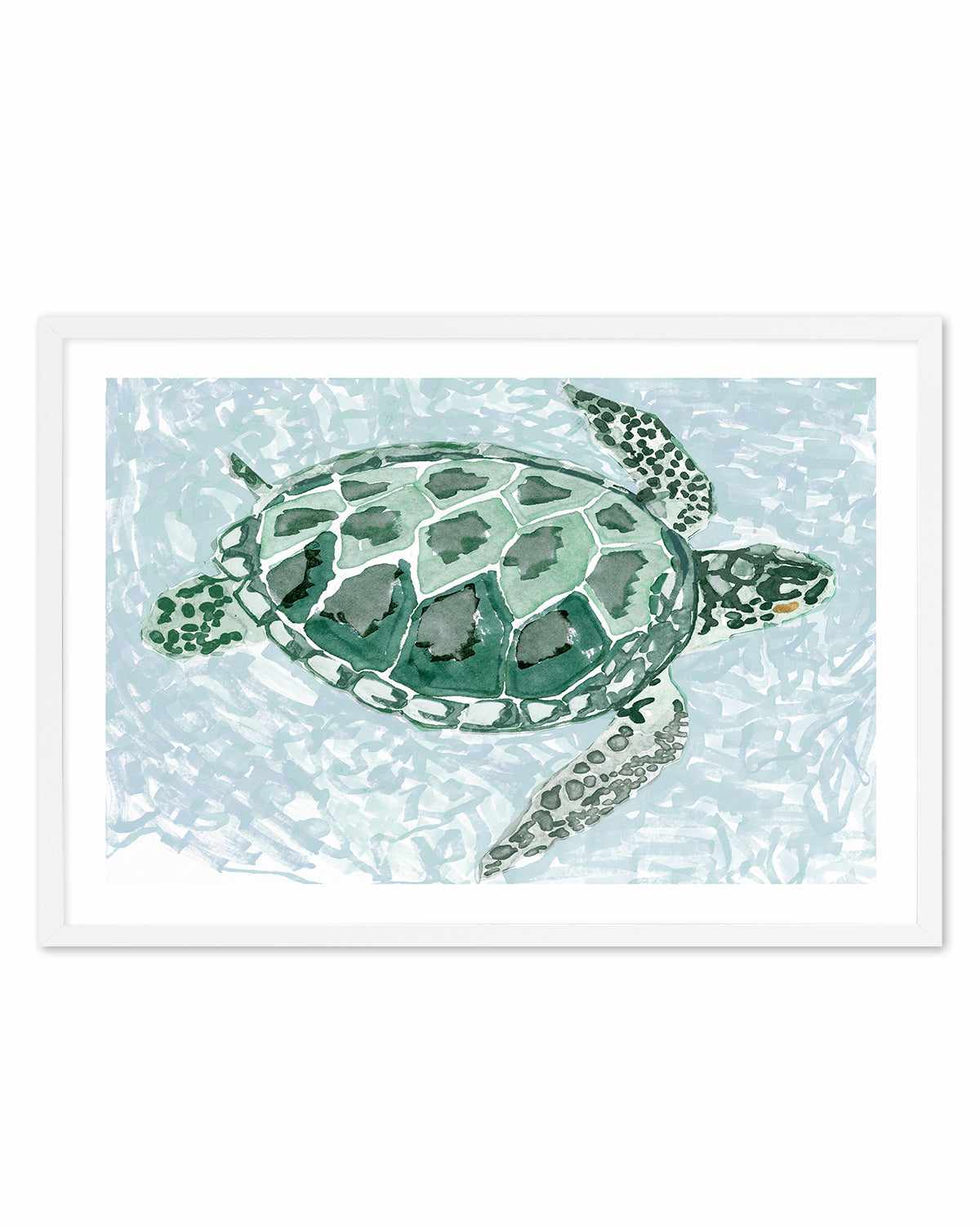 Green Turtle I Art Print