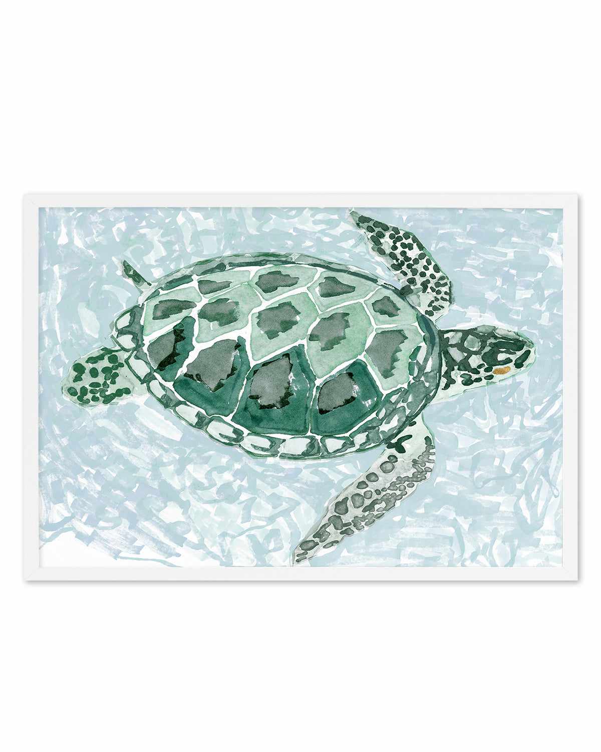 Green Turtle I Art Print