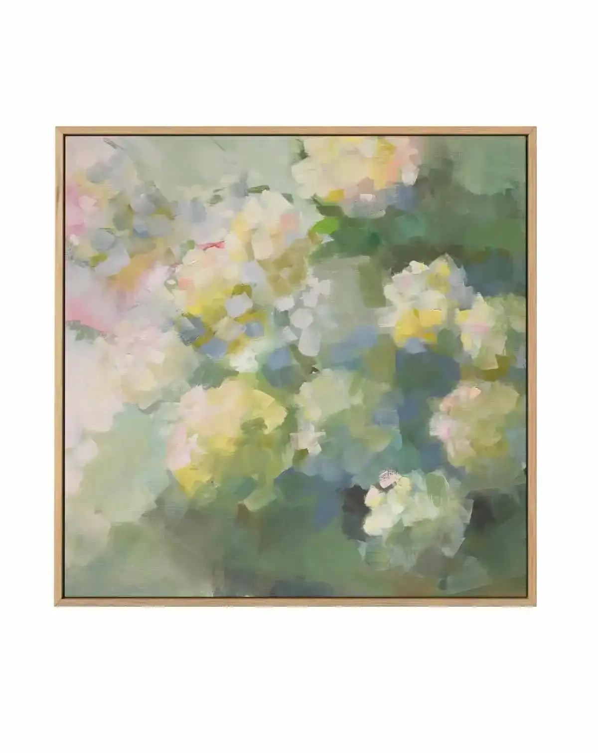 Green Floral by Jenny Westenhofer | Framed Canvas Art Print from Olive et Oriel where you can shop wallpaper and artworks online