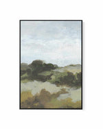 Green Mounds by Josephine Wianto | Framed Canvas Art Print