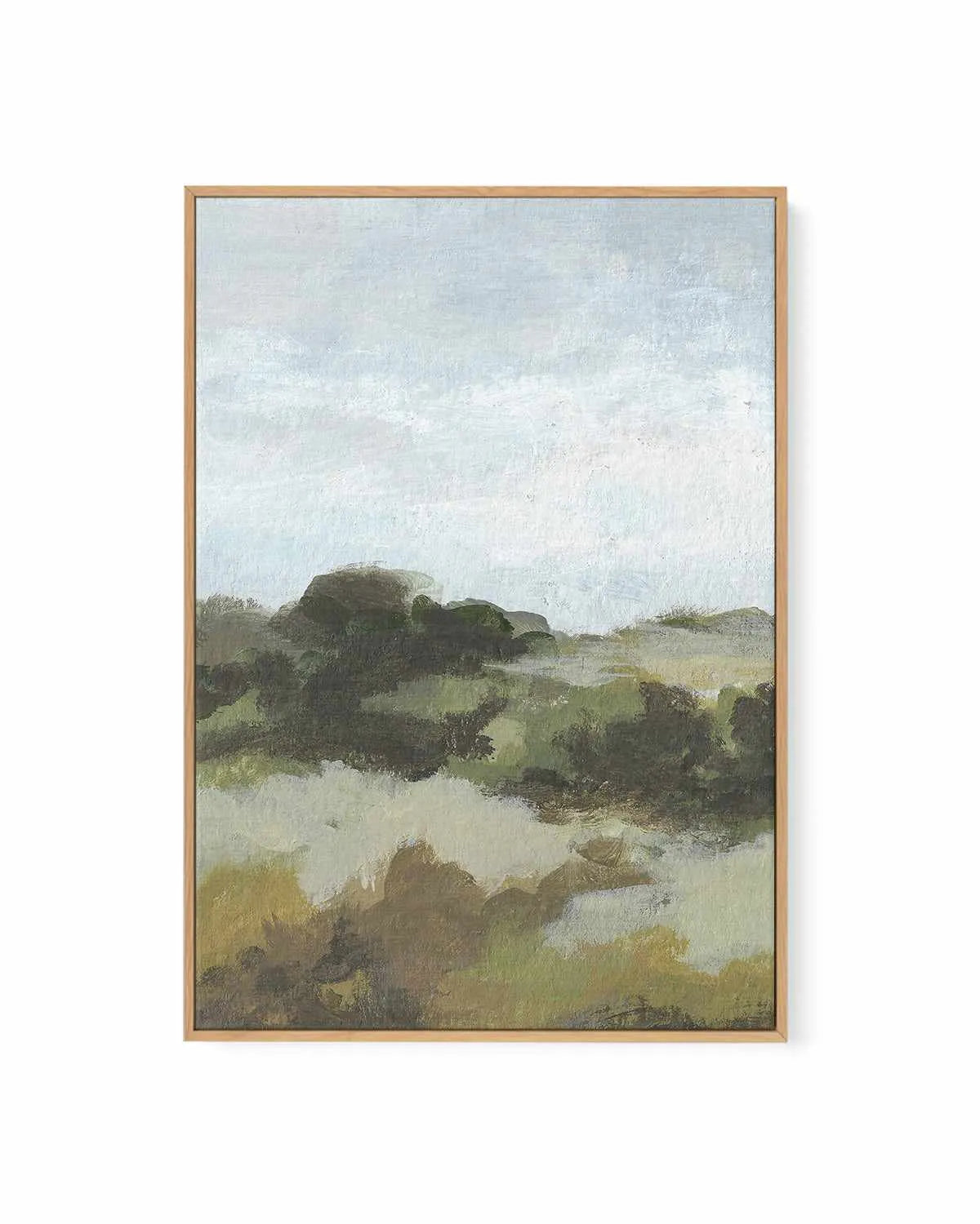 Green Mounds by Josephine Wianto | Framed Canvas Art Print from Olive et Oriel where you can shop wallpaper and artworks online