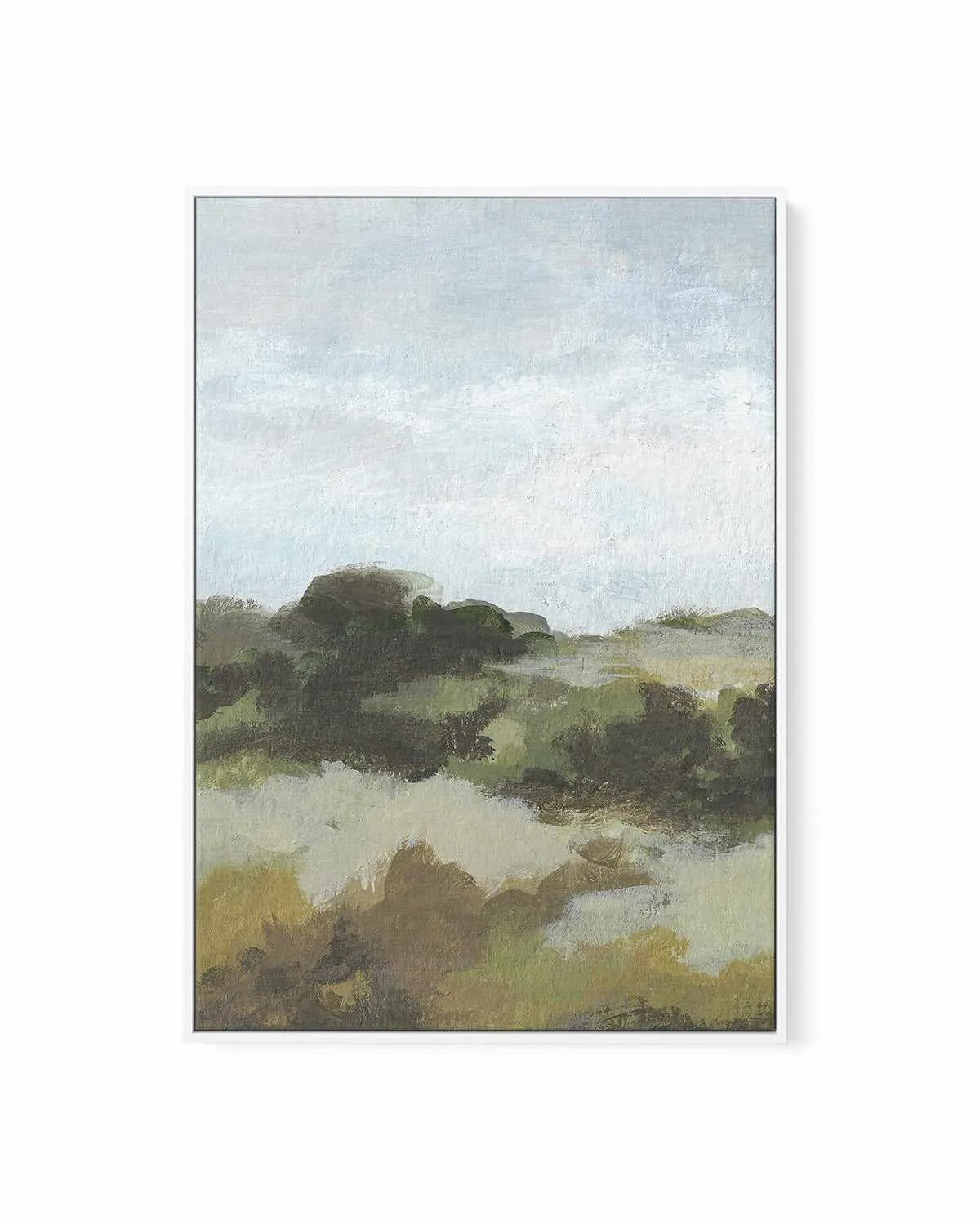Green Mounds by Josephine Wianto | Framed Canvas Art Print from Olive et Oriel where you can shop wallpaper and artworks online