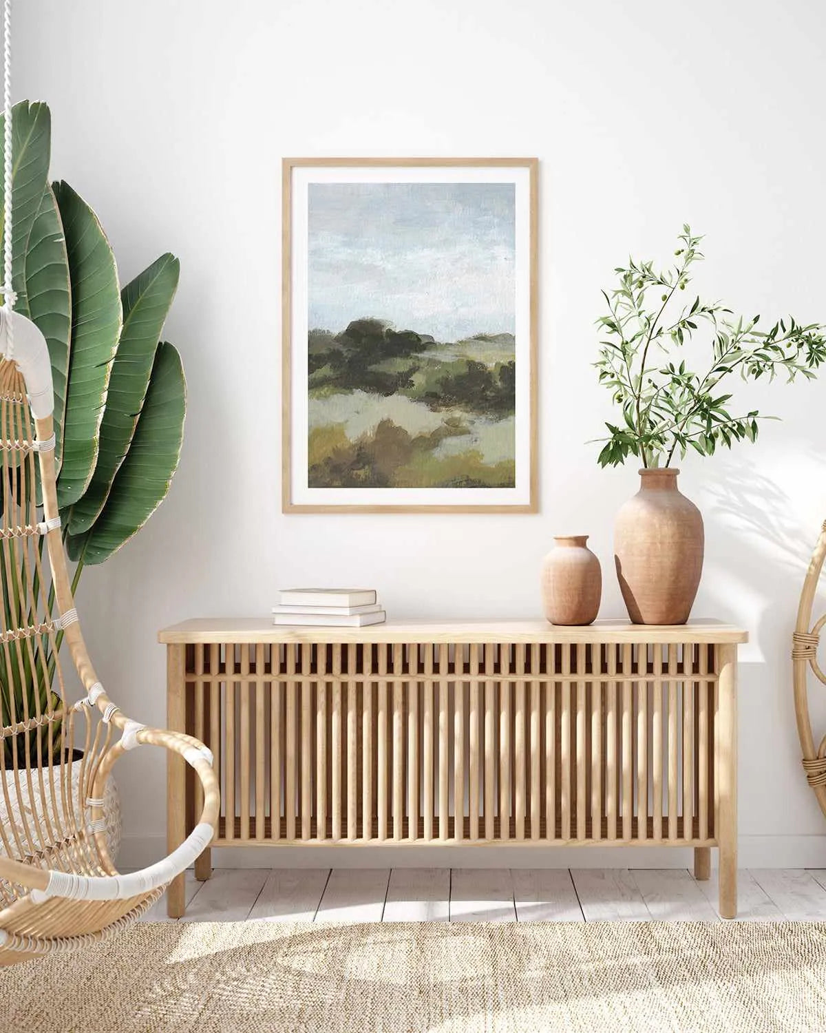 Green Mounds by Josephine Wianto Art Print from Olive et Oriel where you can shop wallpaper and artworks online