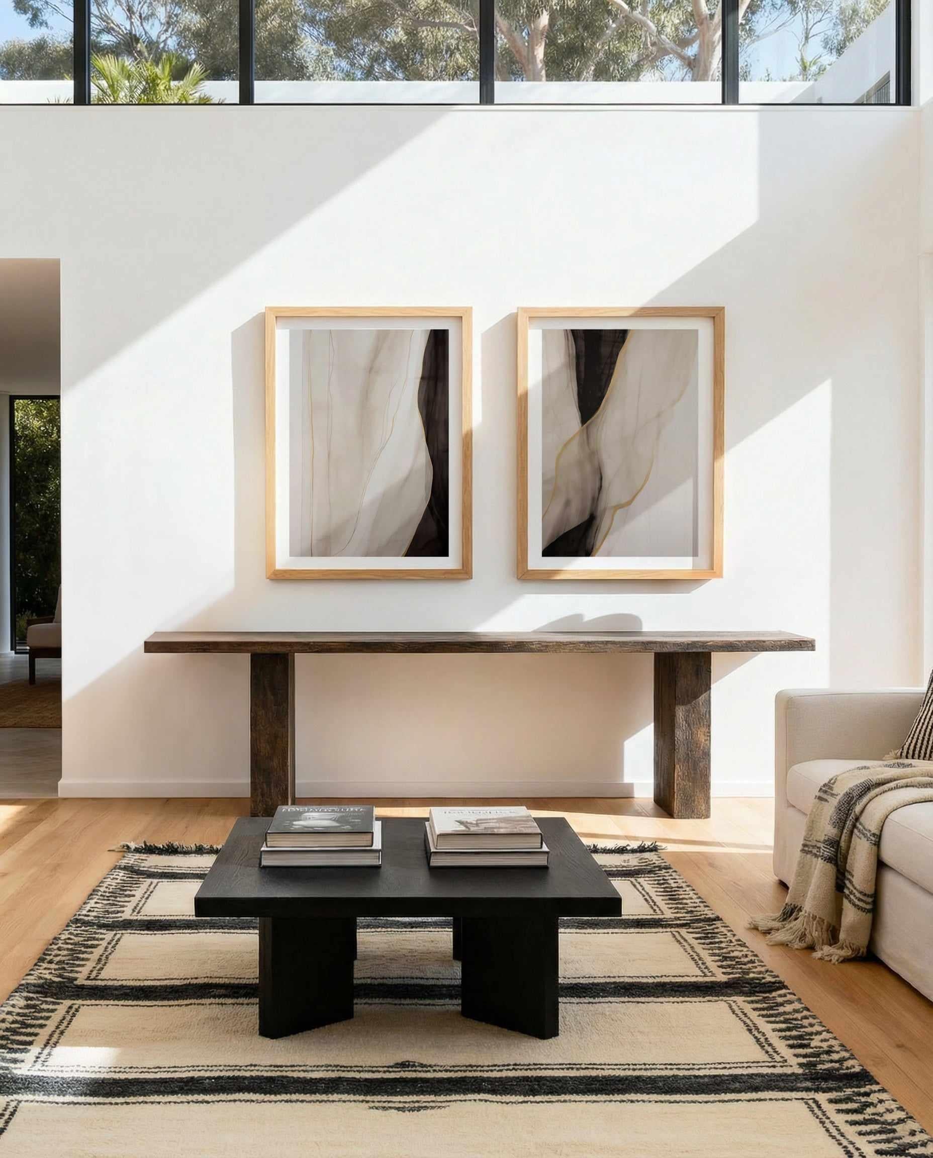 Greenwich No I & II Art Print Set of 2 | Matching Wall Art from Olive et Oriel where you can shop wallpaper and artworks online