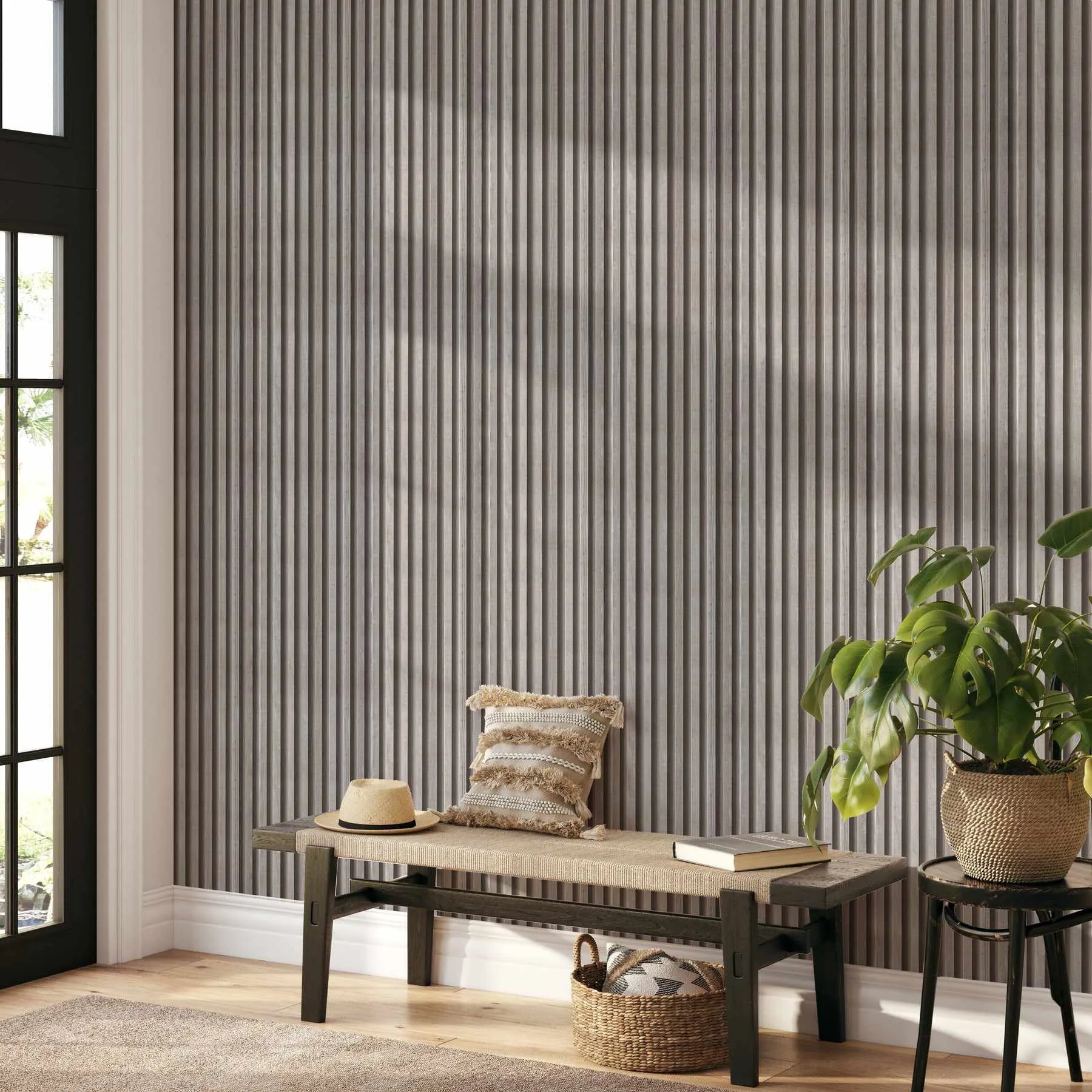 Grey Washed Battens Wallpaper-Wallpaper-Buy Kids Removable Wallpaper Online Our Custom Made Children√¢‚Ç¨‚Ñ¢s Wallpapers Are A Fun Way To Decorate And Enhance Boys Bedroom Decor And Girls Bedrooms They Are An Amazing Addition To Your Kids Bedroom Walls Our Collection of Kids Wallpaper Is Sure To Transform Your Kids Rooms Interior Style From Pink Wallpaper To Dinosaur Wallpaper Even Marble Wallpapers For Teen Boys Shop Peel And Stick Wallpaper Online Today With Olive et Oriel