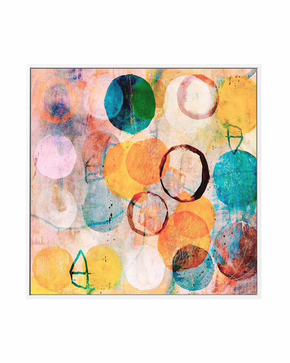 Groove by Antonia Tzenova | Framed Canvas Art Print