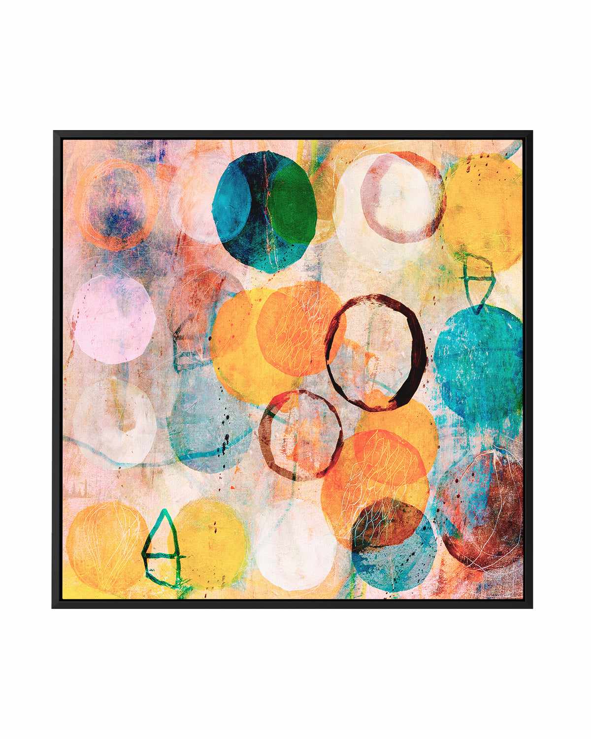 Groove by Antonia Tzenova | Framed Canvas Art Print