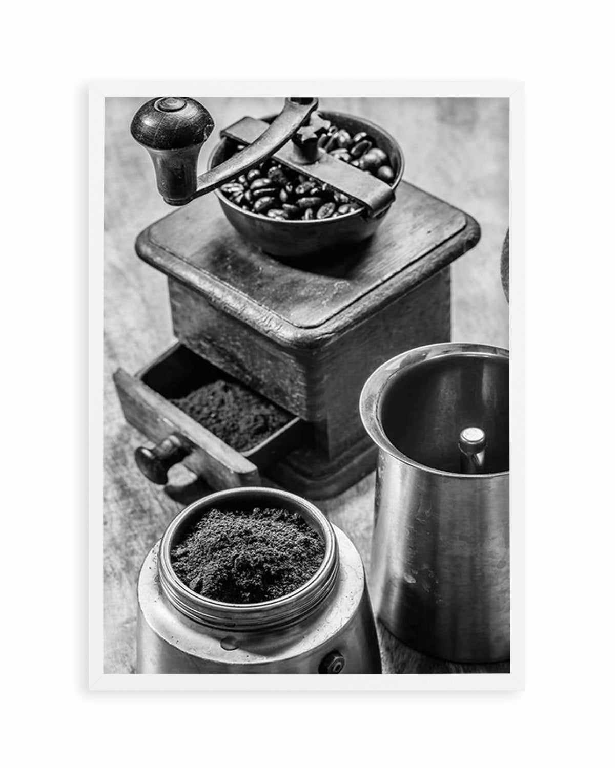 Ground Coffee Art Print