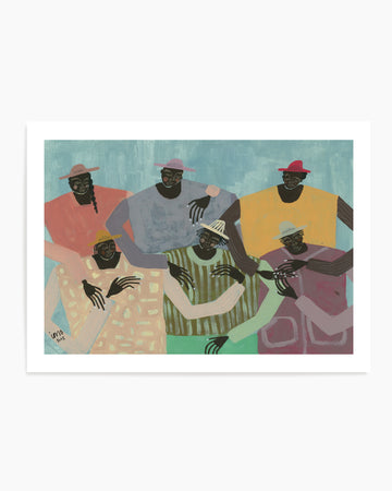 Group Chat by Studio IMO | Art Print