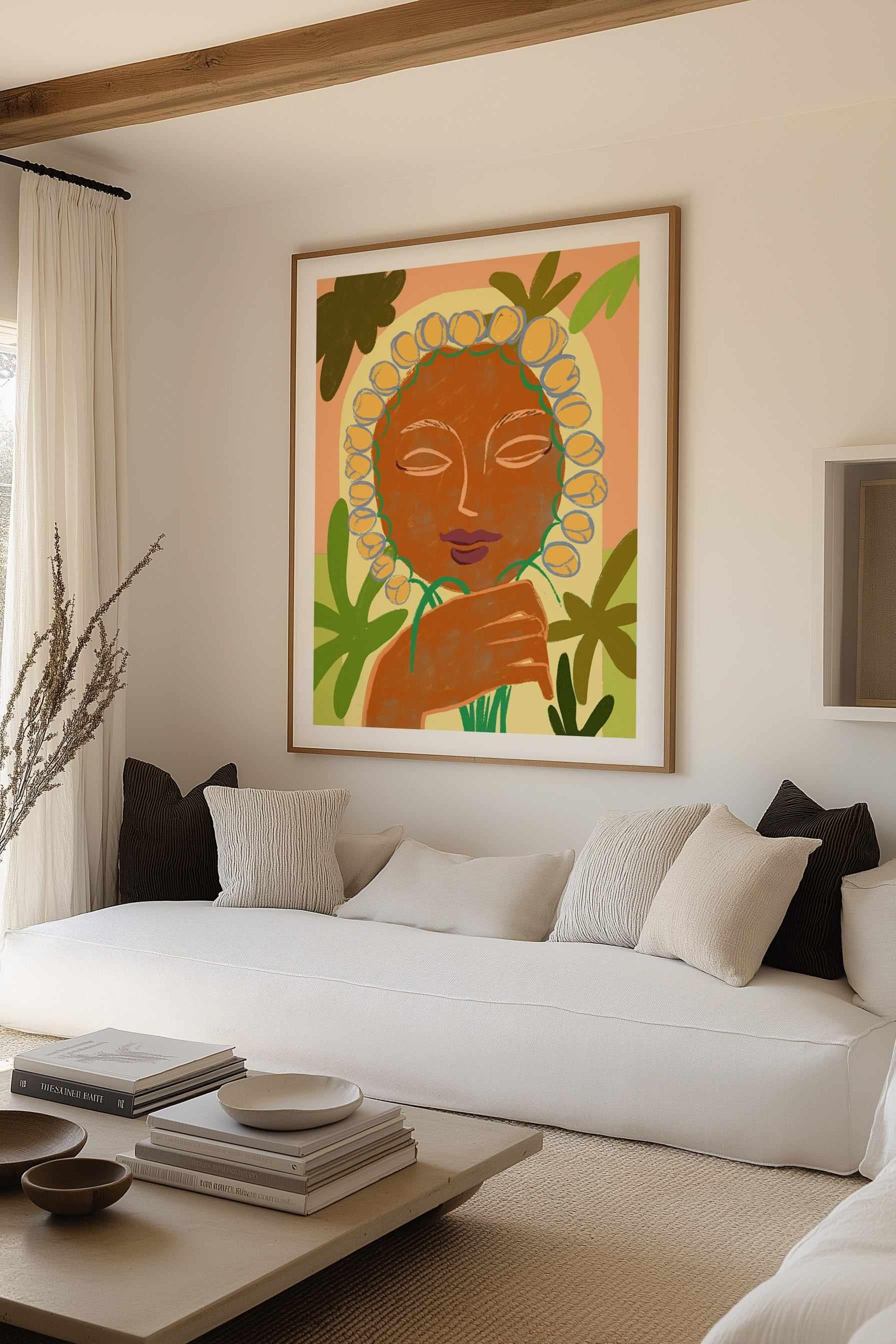 Grow Well by Arty Guava | Art Print from Olive et Oriel where you can shop wallpaper and artworks online