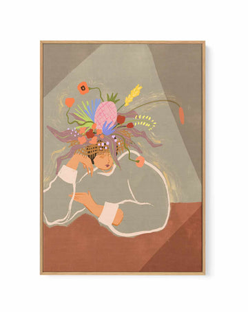 Growing by Arty Guava | Framed Canvas Art Print from Olive et Oriel where you can shop wallpaper and artworks online