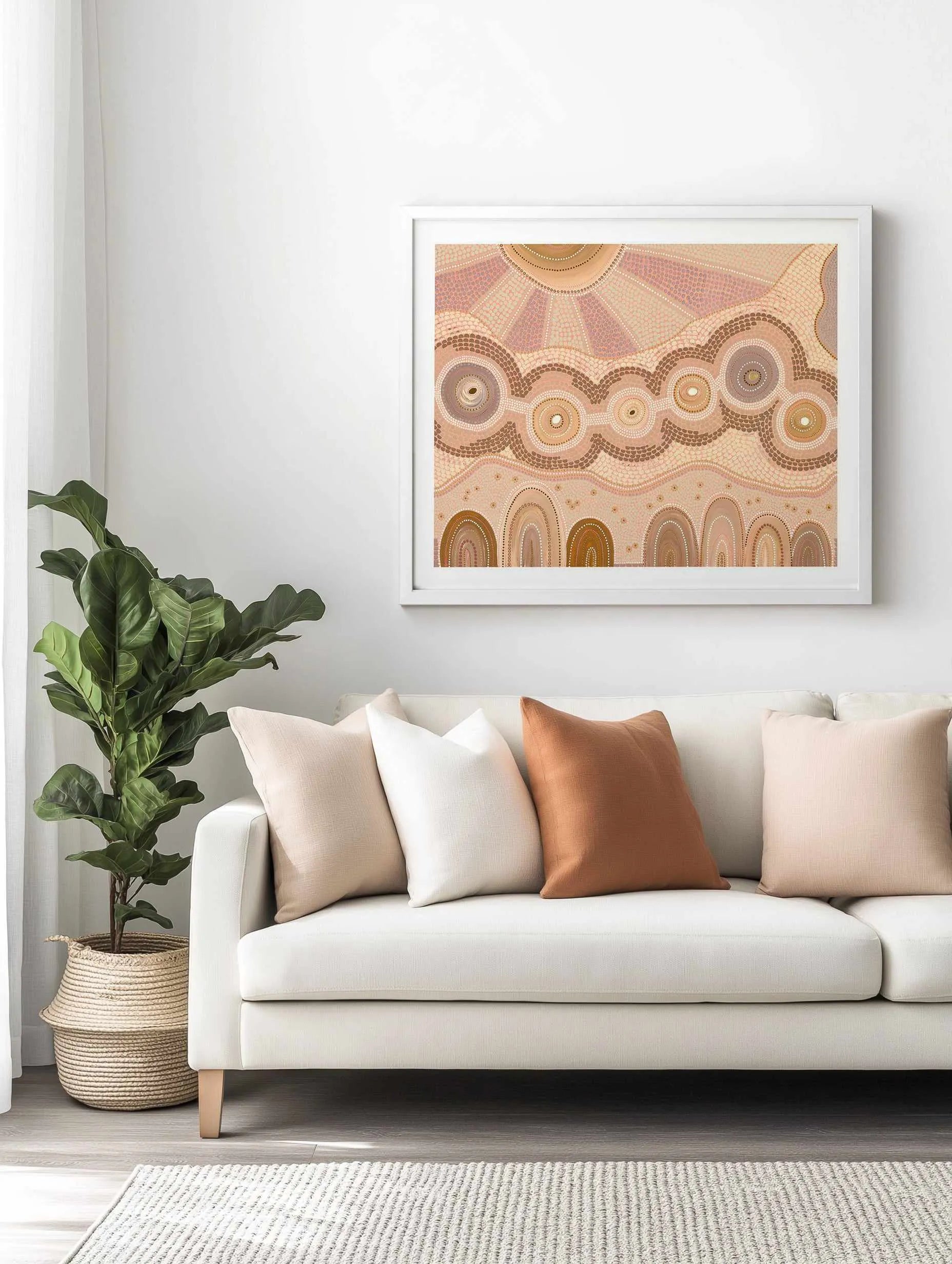 Growing Connections By Domica Hill | Art Print from Olive et Oriel where you can shop wallpaper and artworks online