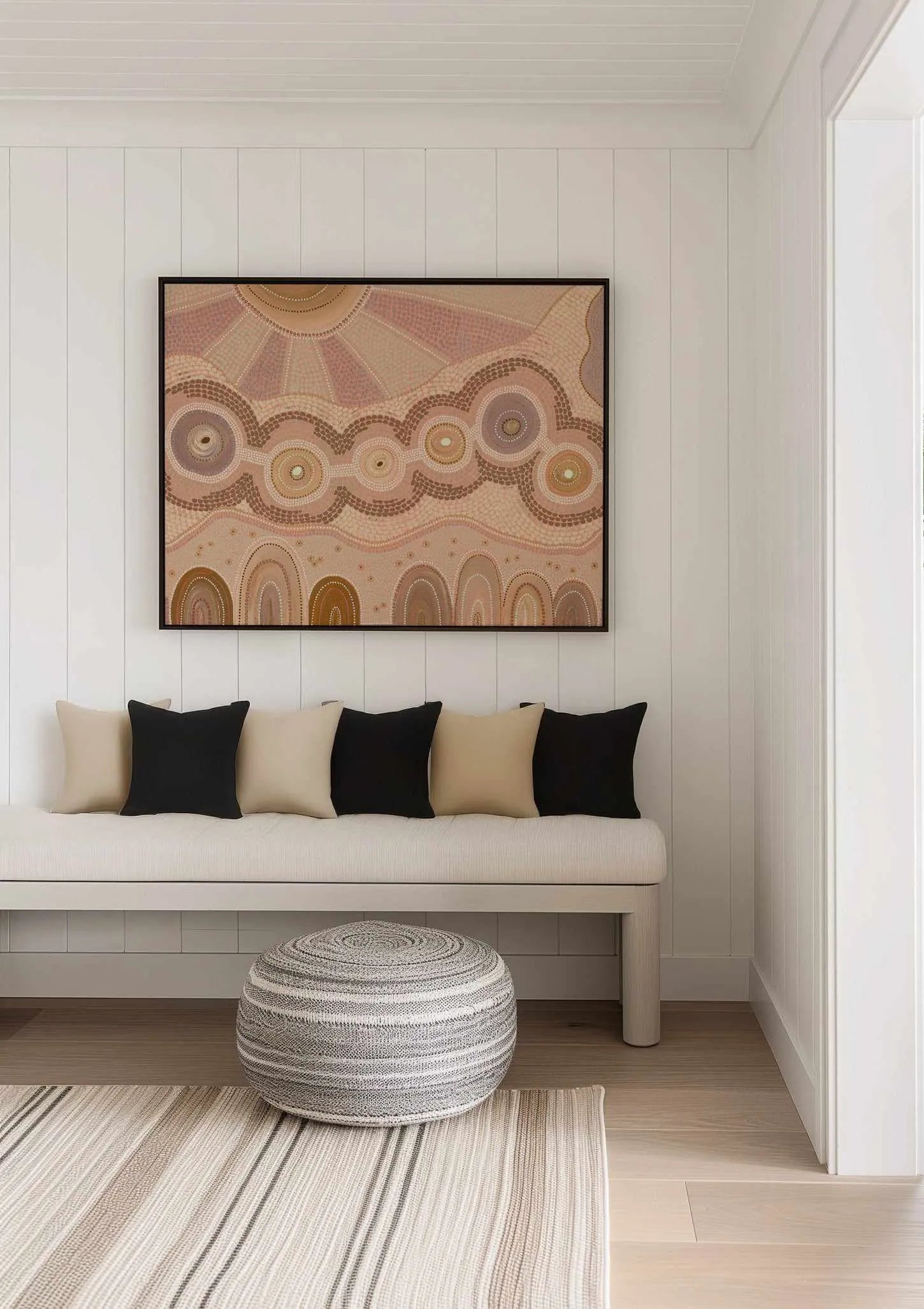 Growing Connections by Domica Hill | Framed Canvas Art Print from Olive et Oriel where you can shop wallpaper and artworks online