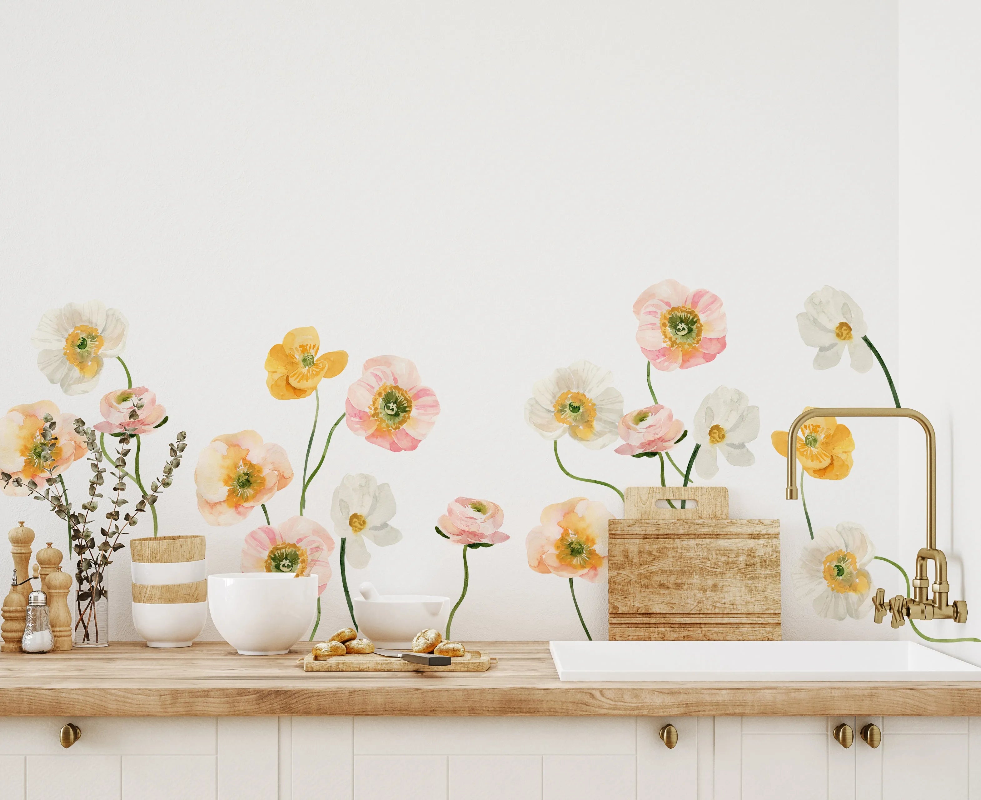 Growing Garden Decal Set from Olive et Oriel where you can shop wallpaper and artworks online