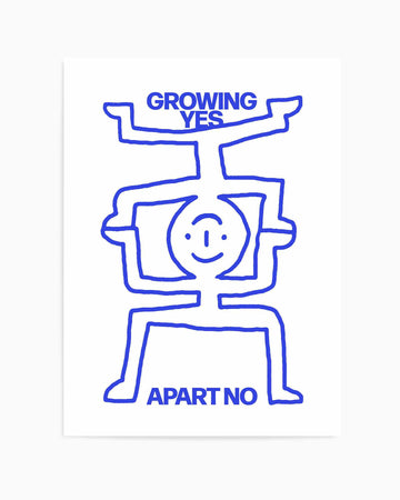 Growing Apart | Art Print from Olive et Oriel where you can shop wallpaper and artworks online