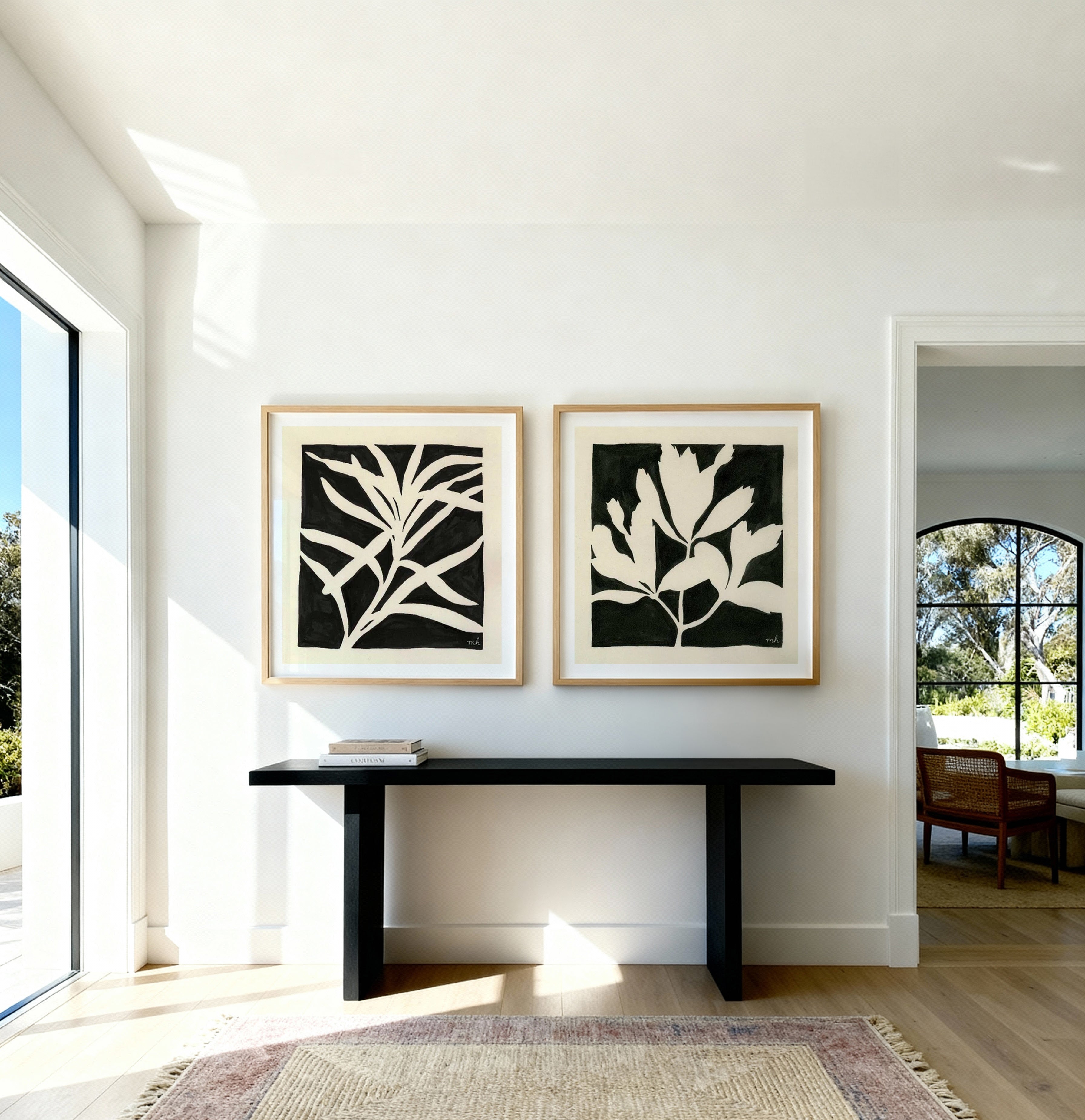 Growing I & II Art Print Set of 2 | Matching Wall Art