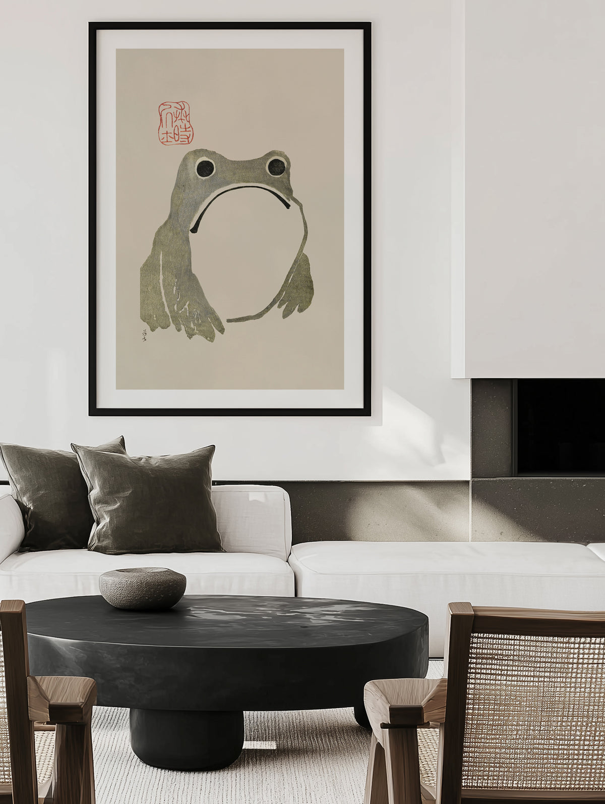Grumpy Frog I Original | Art Print