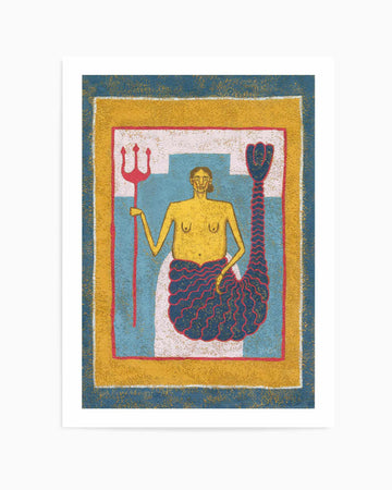 Guardian of the Sea II by Julie Celina | Art Print from Olive et Oriel where you can shop wallpaper and artworks online