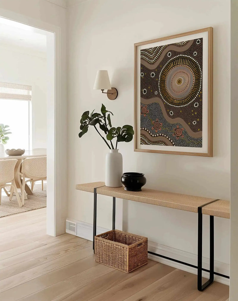 Guided By The Sun By Domica Hill | Art Print from Olive et Oriel where you can shop wallpaper and artworks online