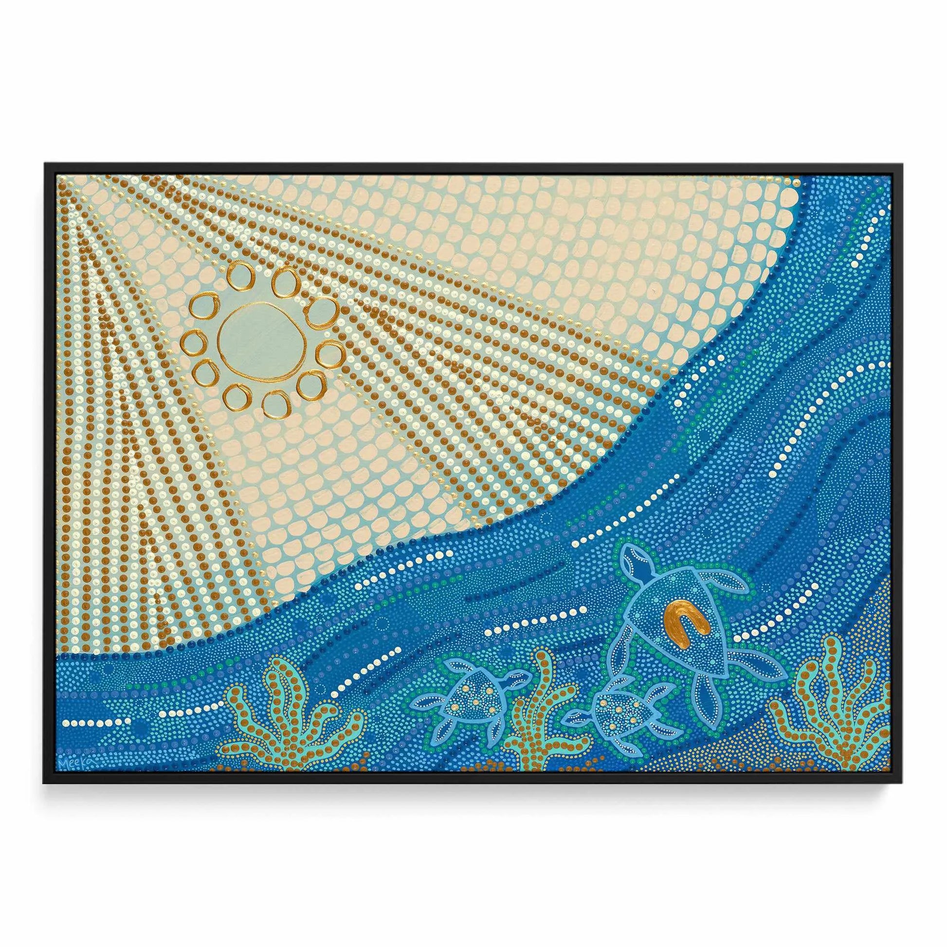 Guided by Grandma by Domica Hill | Framed Canvas Art Print from Olive et Oriel where you can shop wallpaper and artworks online