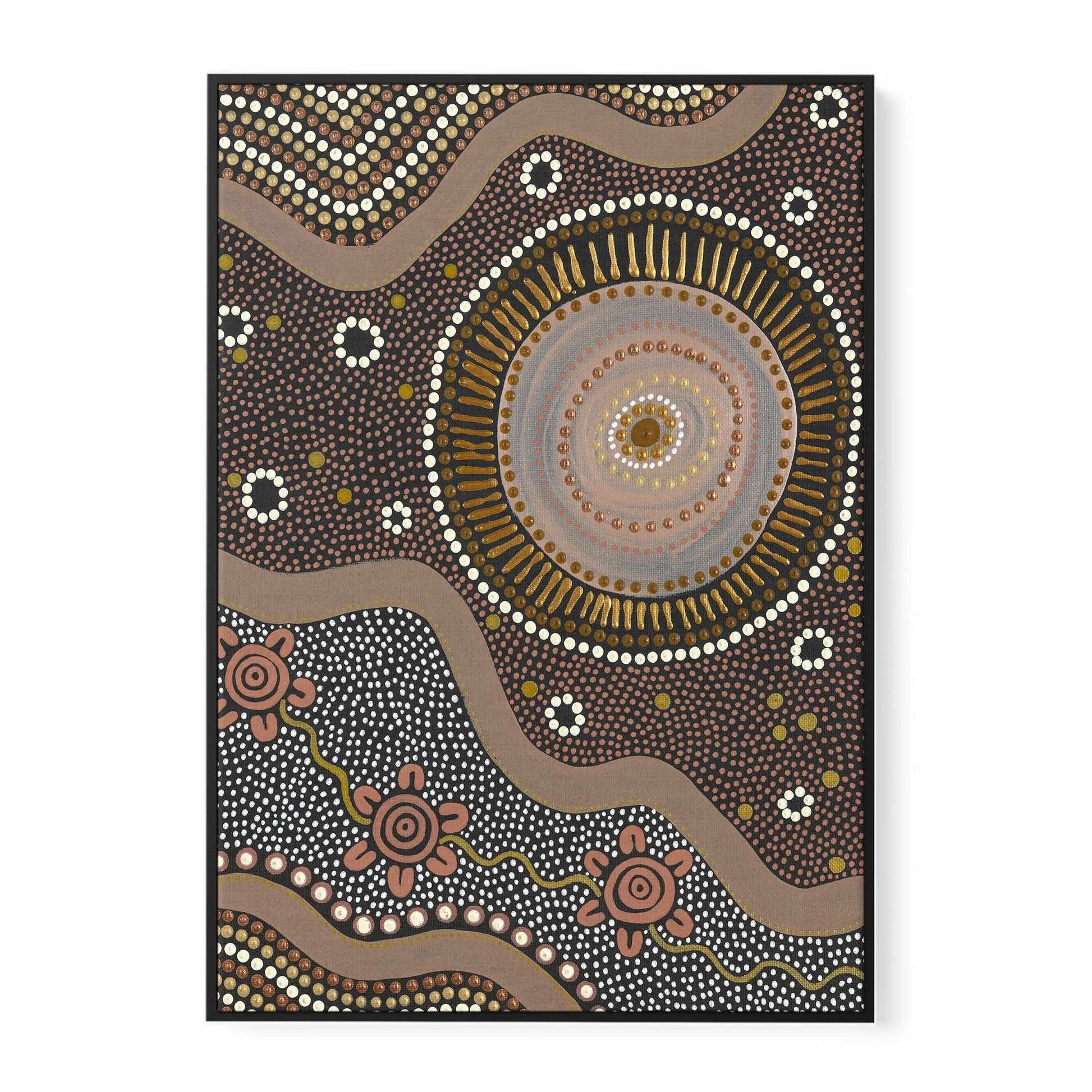 Guided by the Sun by Domica Hill | Framed Canvas Art Print from Olive et Oriel where you can shop wallpaper and artworks online