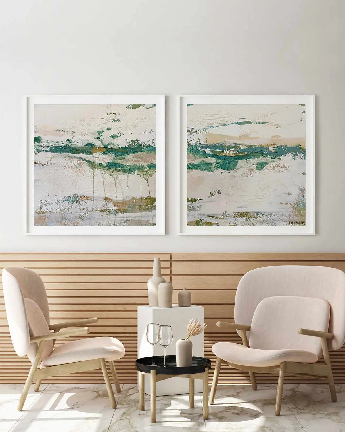 Gulf Tides II by Claire Cormany Art Print from Olive et Oriel where you can shop wallpaper and artworks online