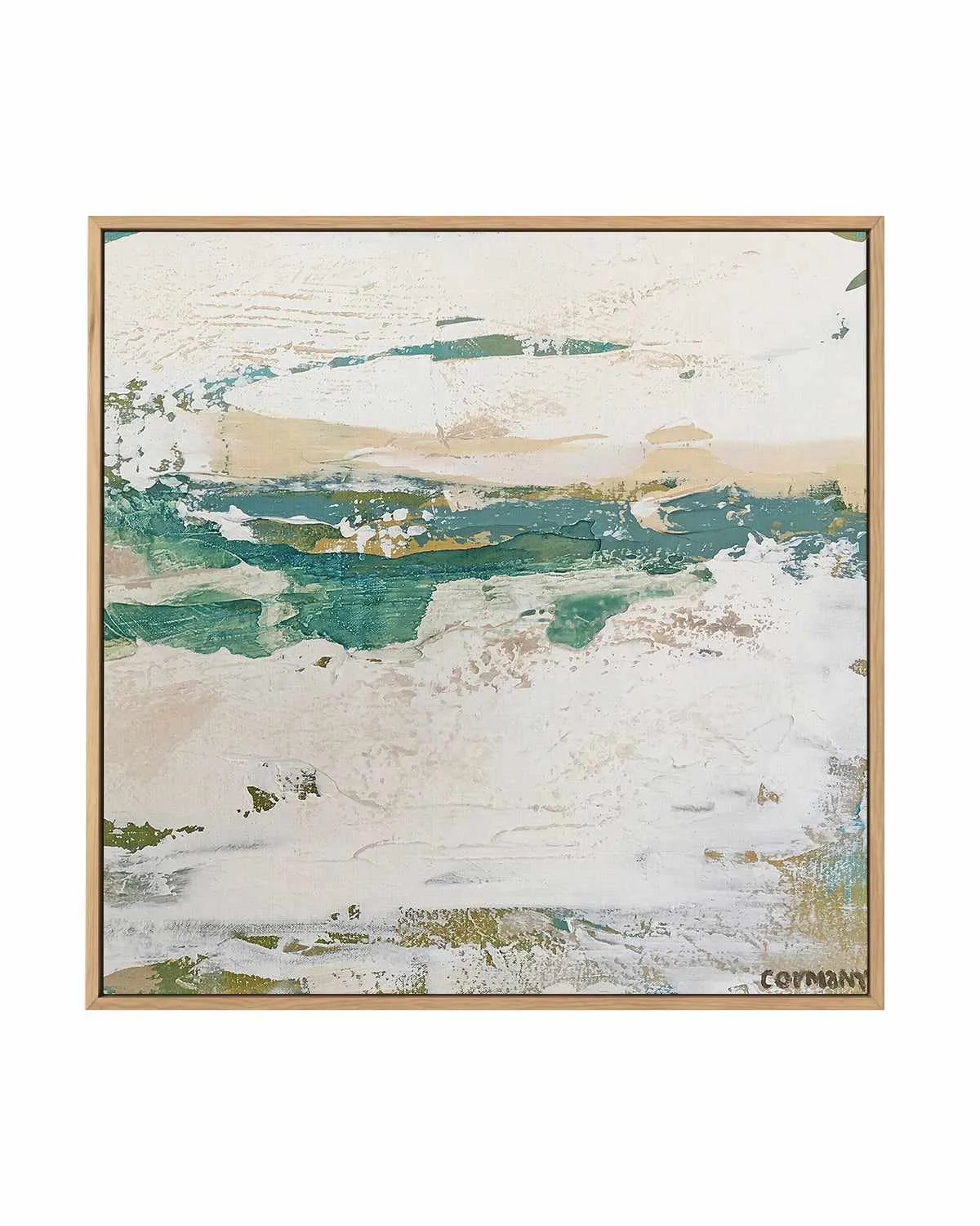 Gulf Tides II by Claire Cormany | Framed Canvas Art Print from Olive et Oriel where you can shop wallpaper and artworks online