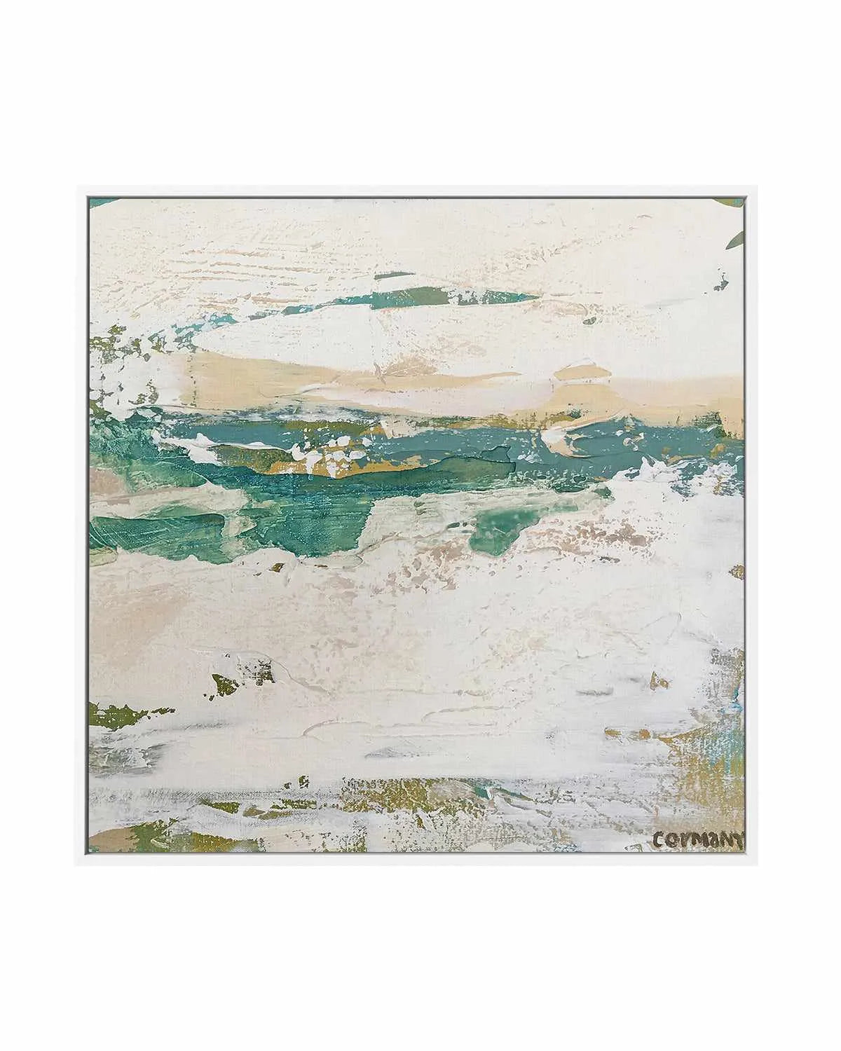 Gulf Tides II by Claire Cormany | Framed Canvas Art Print from Olive et Oriel where you can shop wallpaper and artworks online