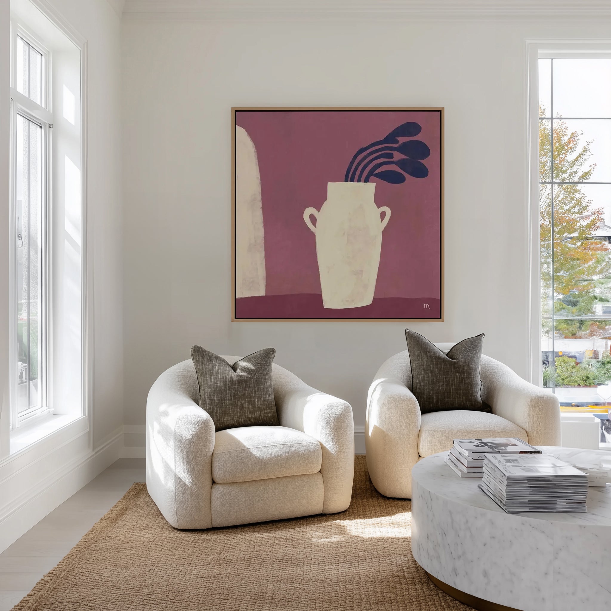 Gust of Wind by Marco Marella | Framed Canvas Wall Art