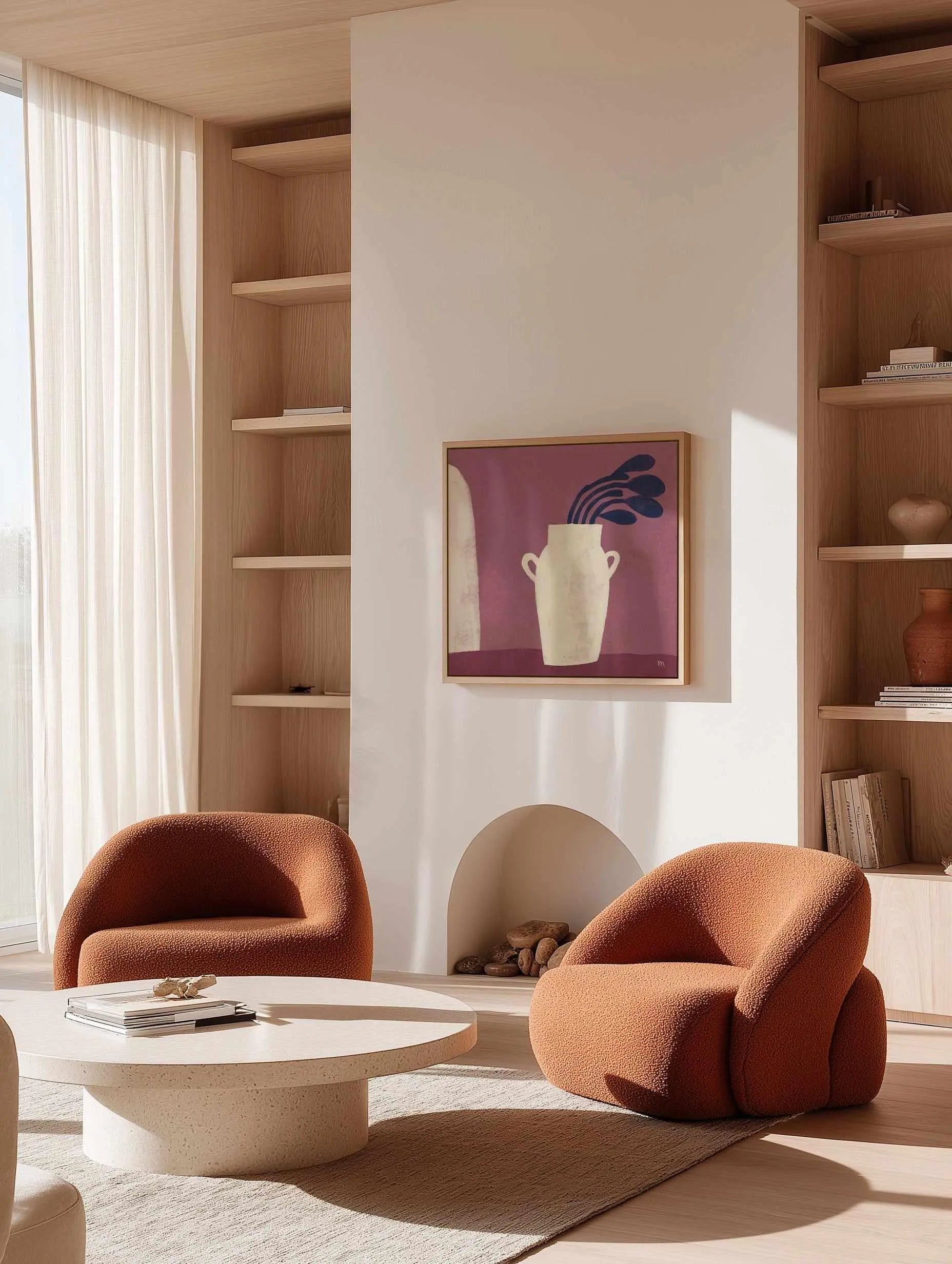 Gust of Wind by Marco Marella | Framed Canvas Art Print from Olive et Oriel where you can shop wallpaper and artworks online