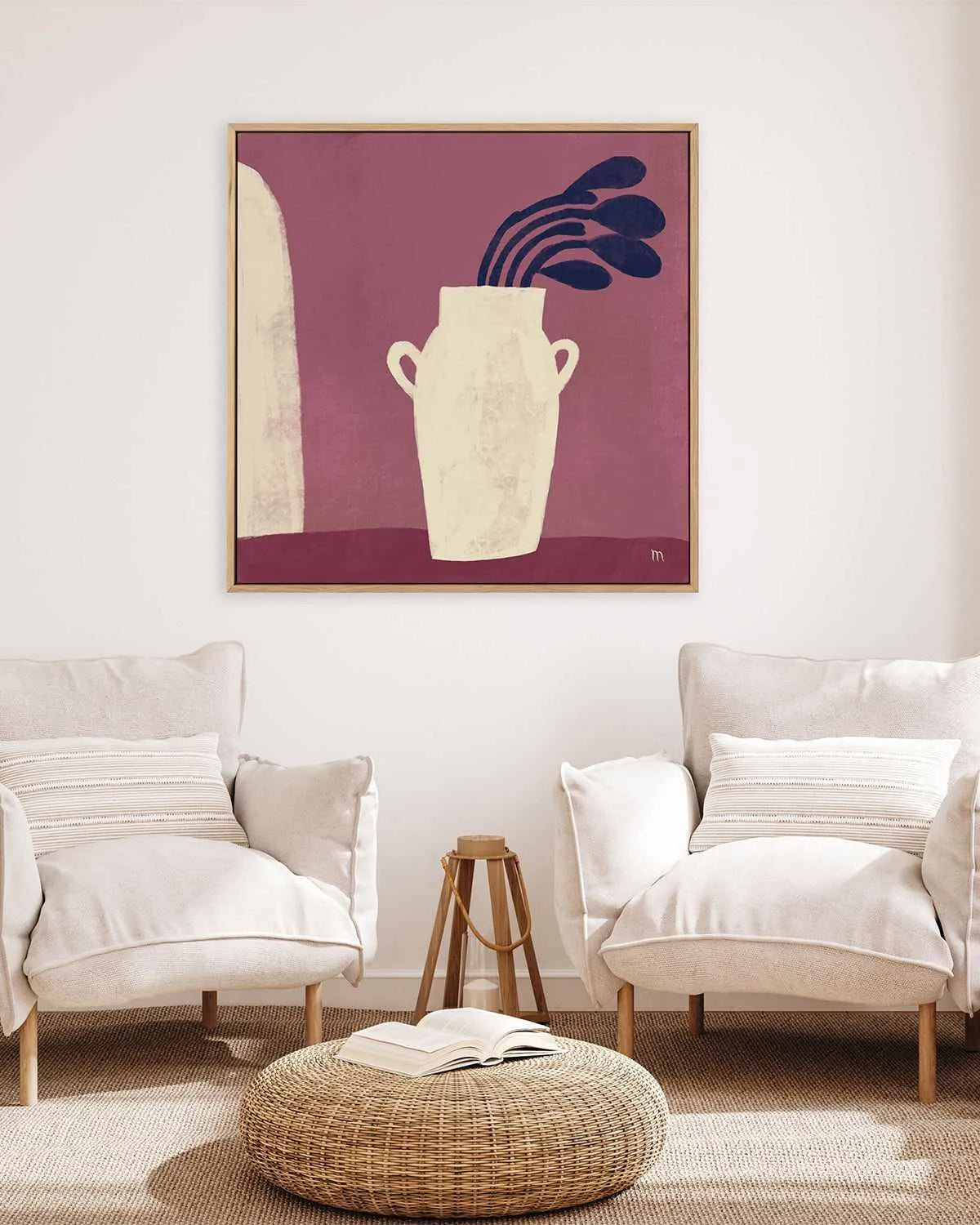 Gust of Wind by Marco Marella | Framed Canvas Art Print from Olive et Oriel where you can shop wallpaper and artworks online