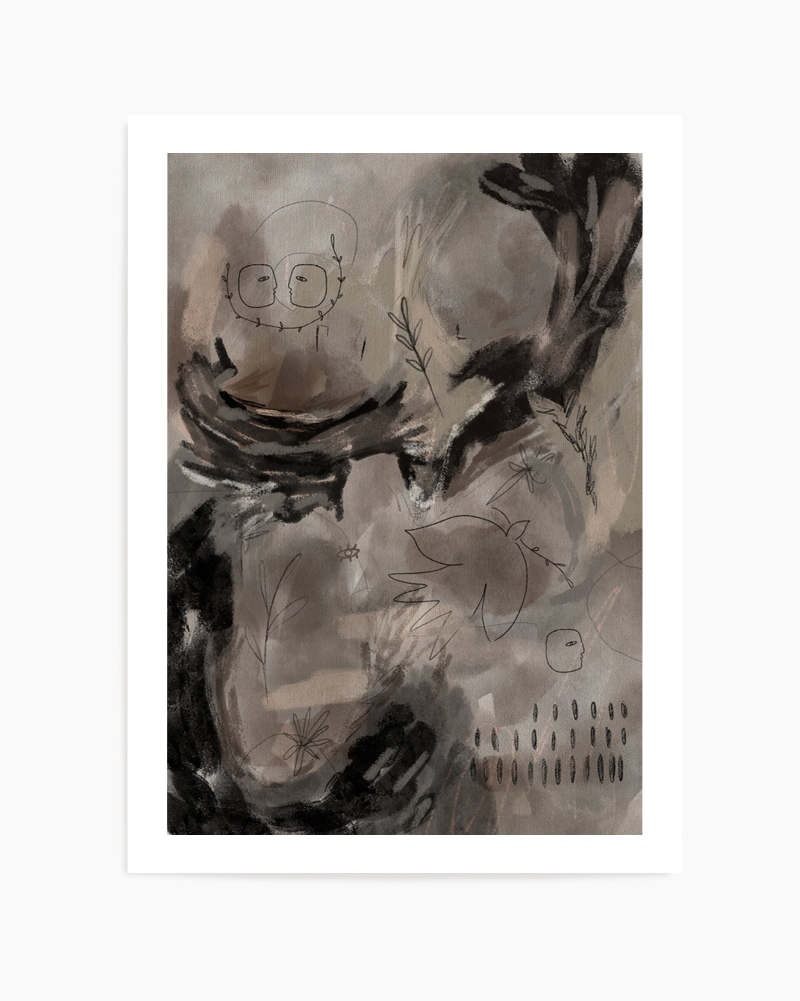 Heart Dynamics by Shatha Al Dafai | Art Print