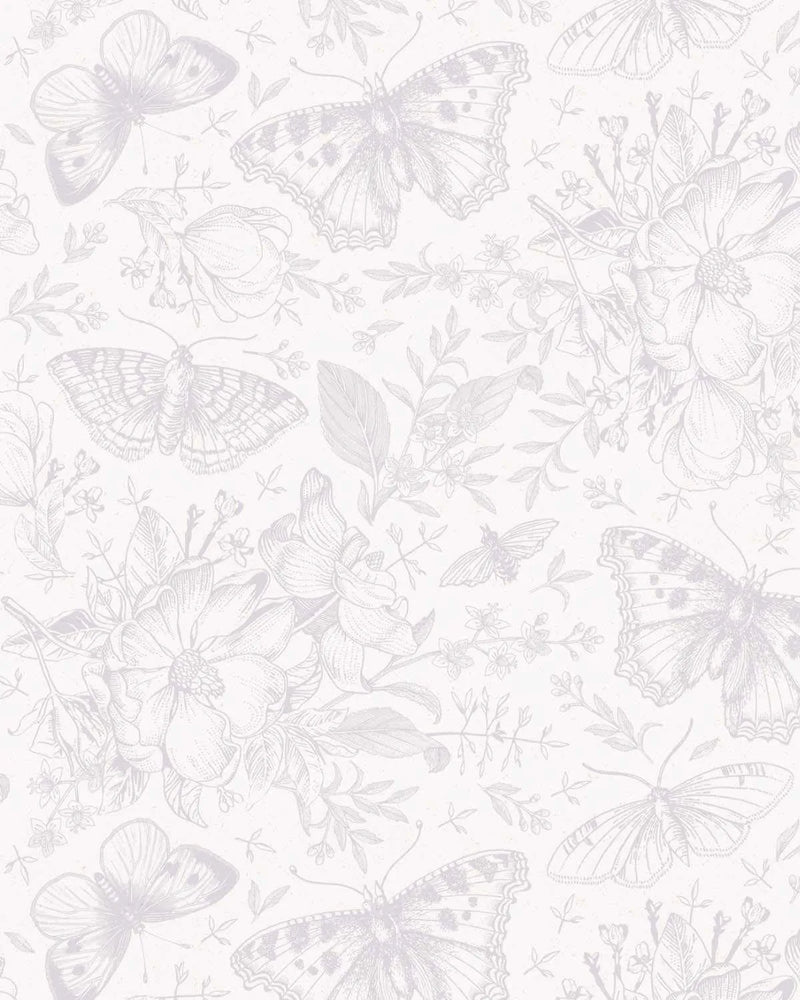 Butterfly Gardens Wallpaper from Olive et Oriel where you can shop wallpaper and artworks online