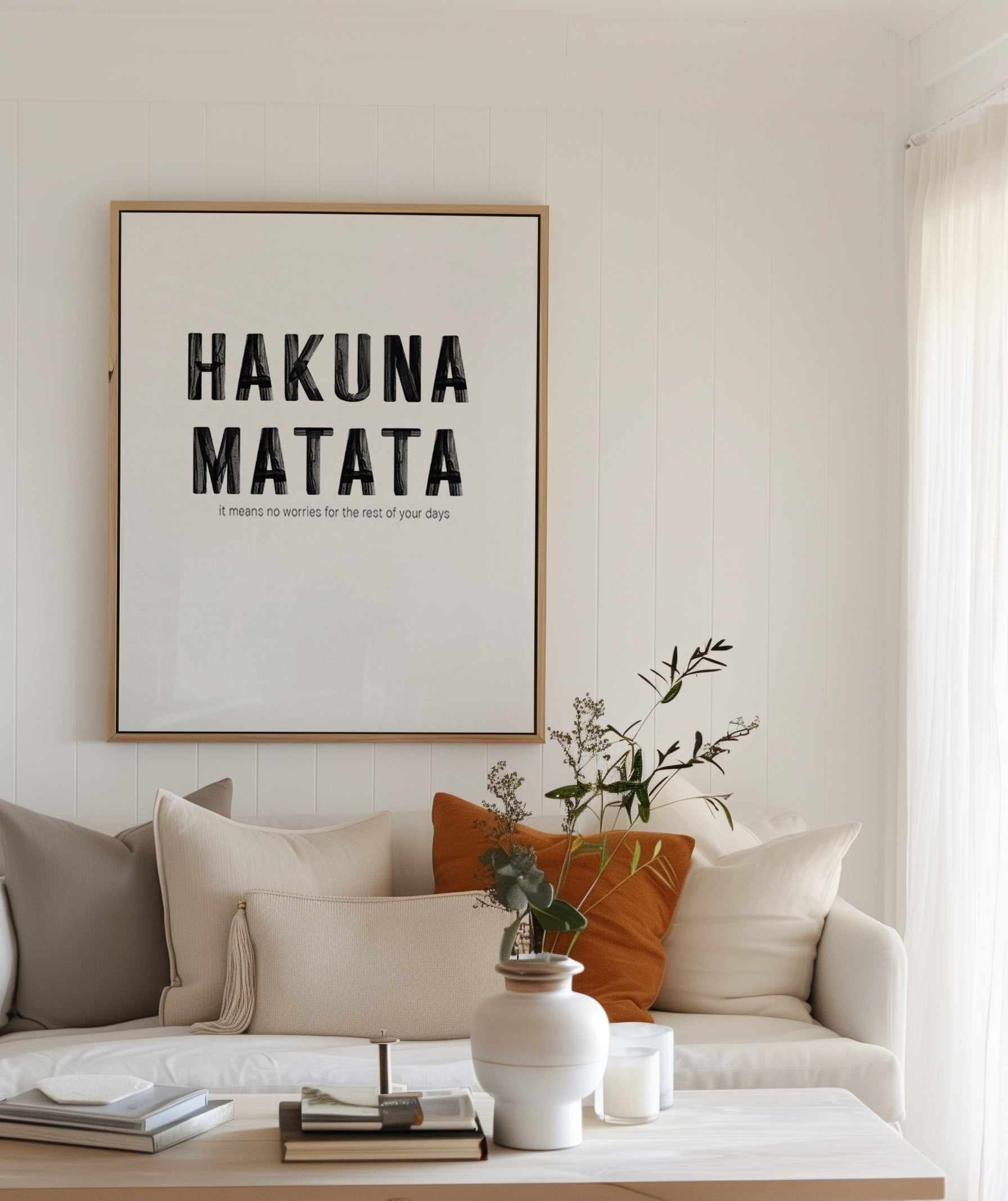 Hakuna Matata | Framed Canvas