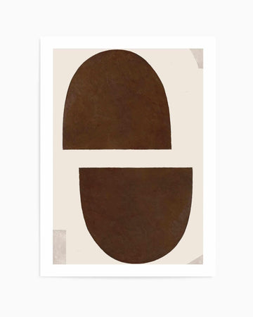 Half Domes I Brown No Border | Art Print from Olive et Oriel where you can shop wallpaper and artworks online